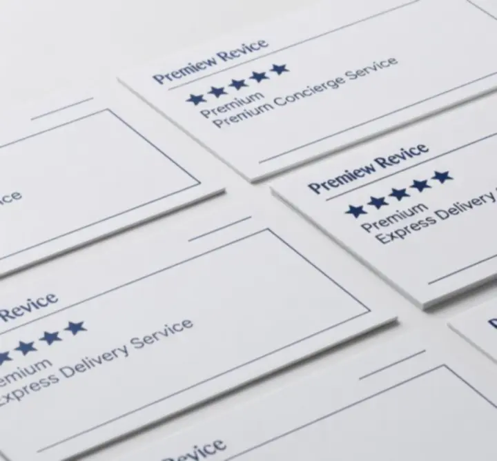 Cartes de recommandations de services en ligne